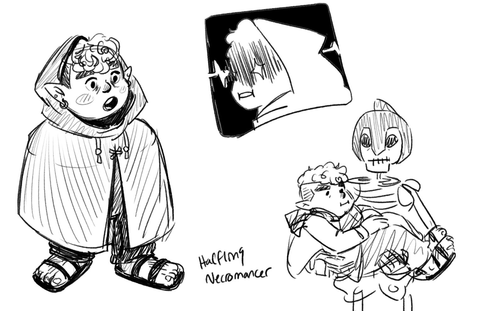 Halfling Necromancer Halfling Necromancer